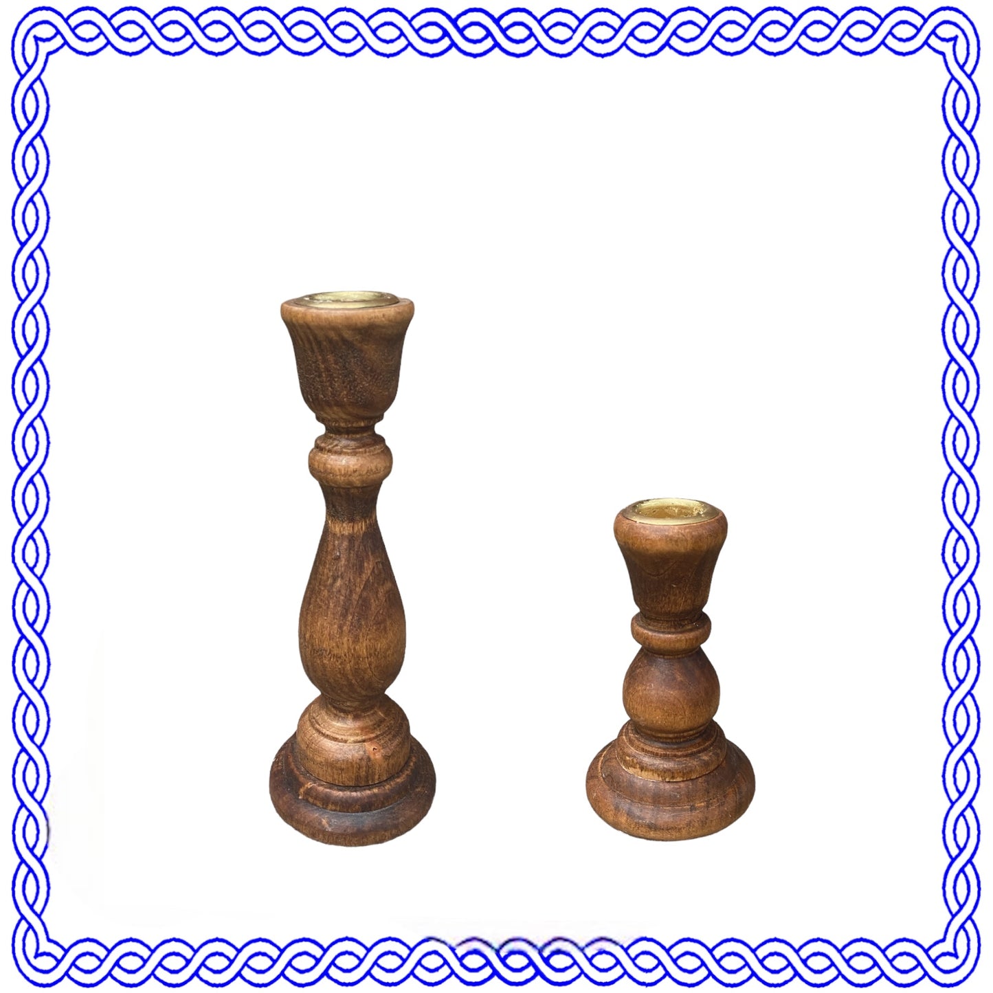 Wooden Candlesticks