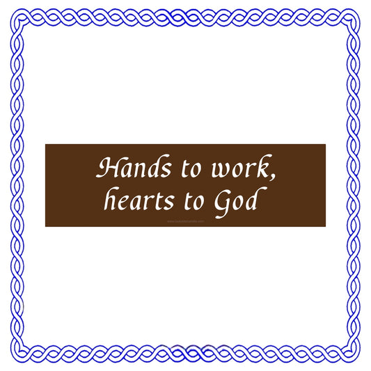 Hands Bumper Sticker