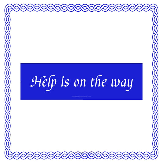 Help Bumper Sticker