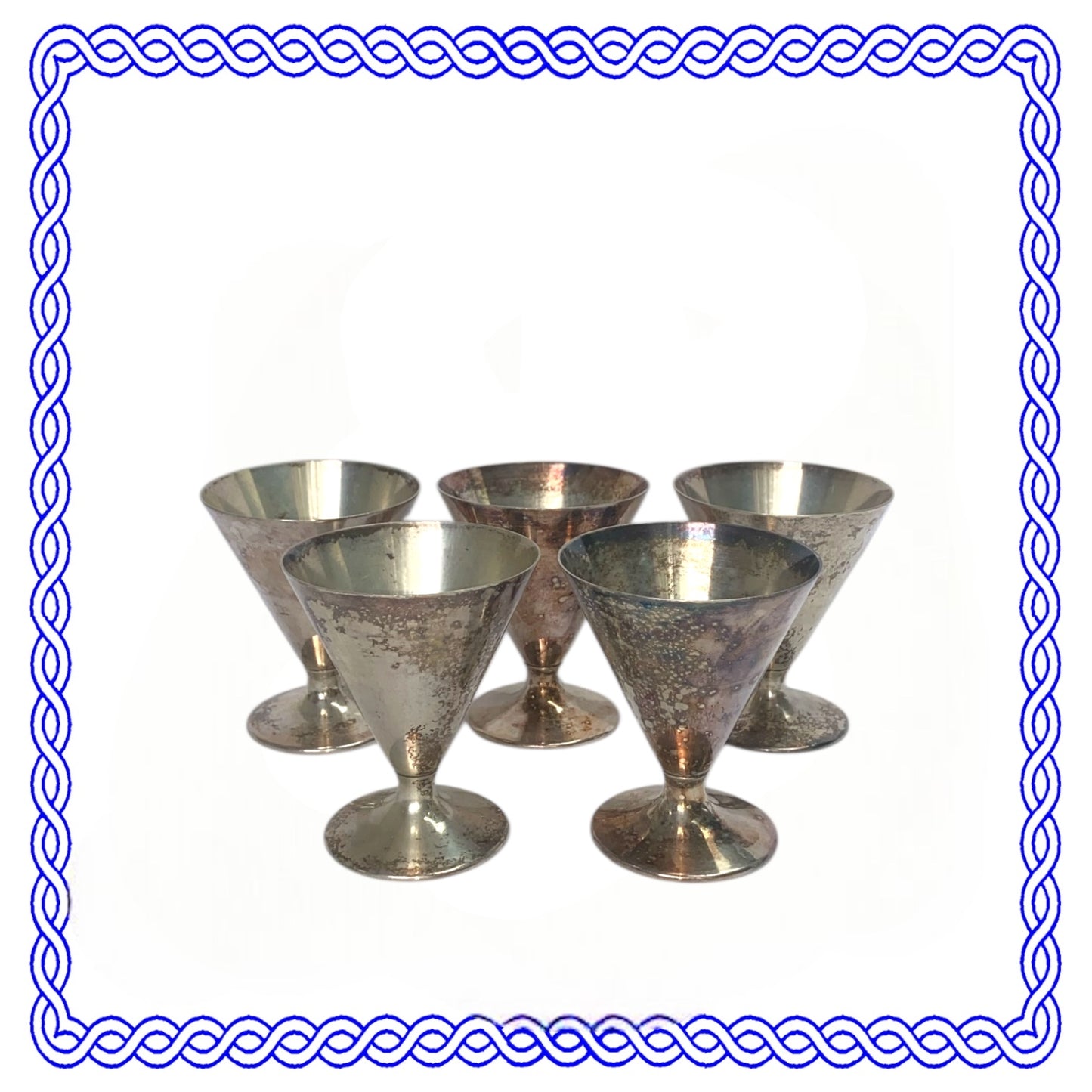 Five Silver Chalices