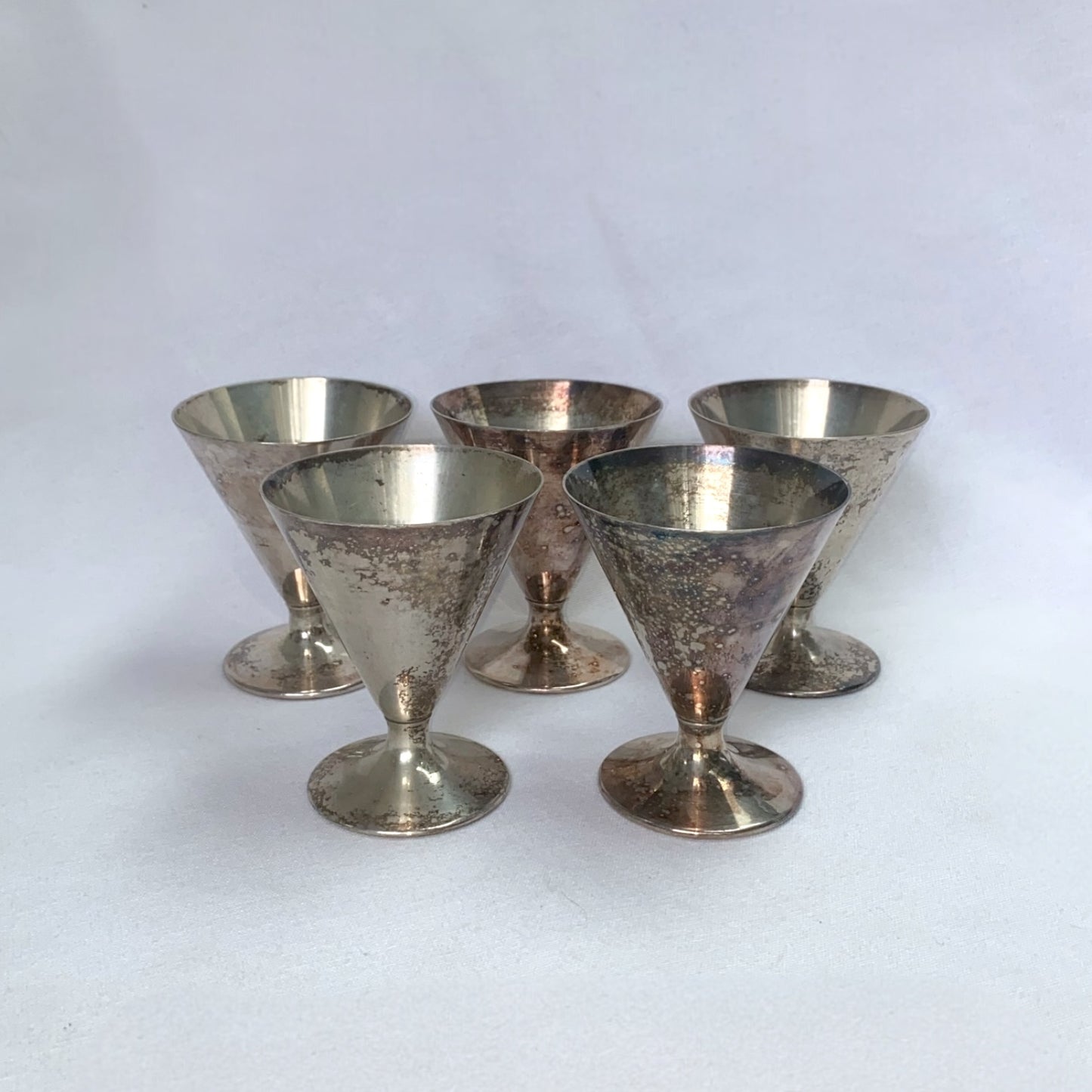 Five Silver Chalices