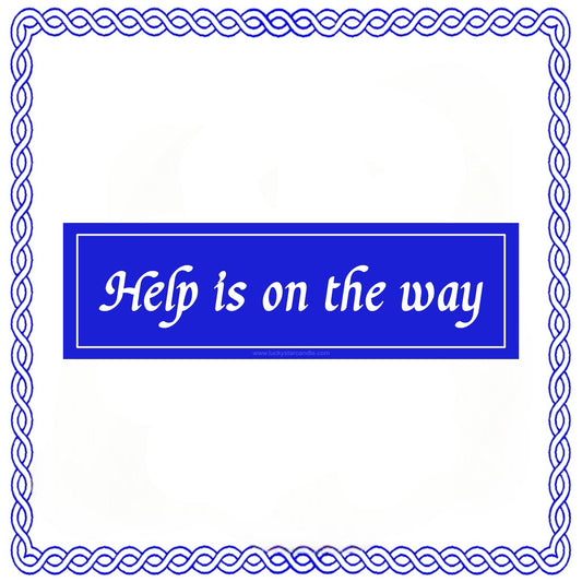 Help Bumper Sticker